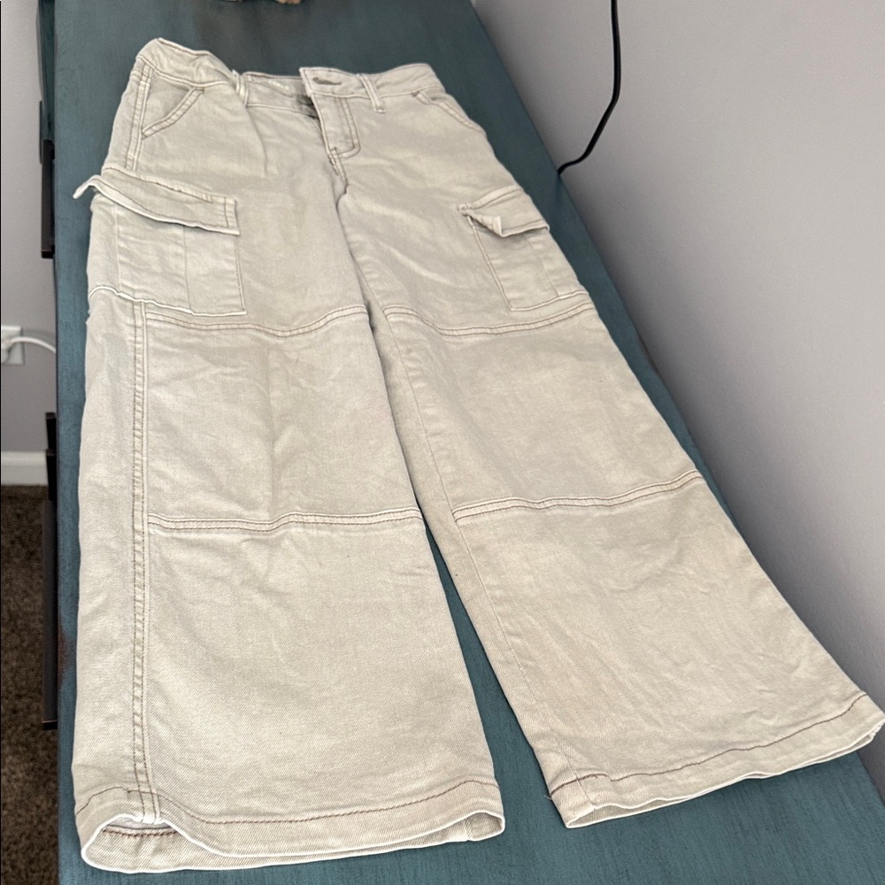 art class Cream Kids Cargo Jeans